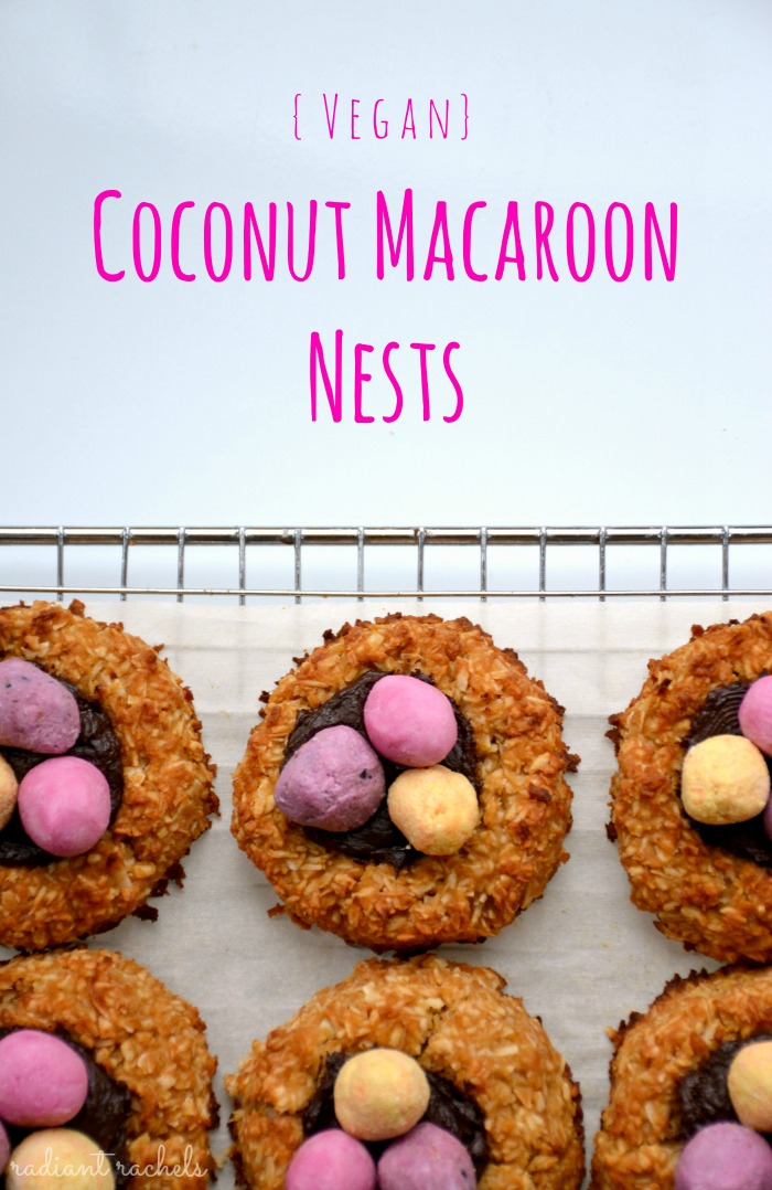 Vegan Coconut Macaroon Nests