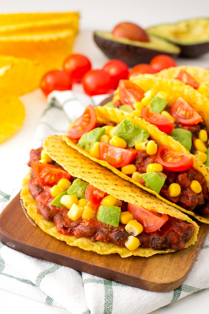15 Minute Simple Vegan Tacos