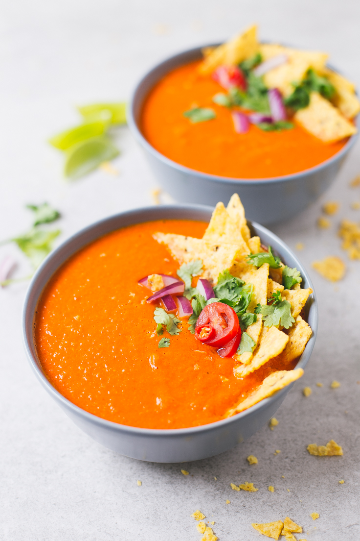 Mexican-Style Tomato Soup