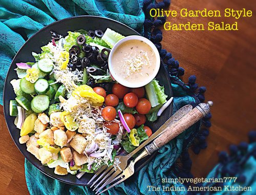 Olive Garden Style Copy Cat Garden Salad