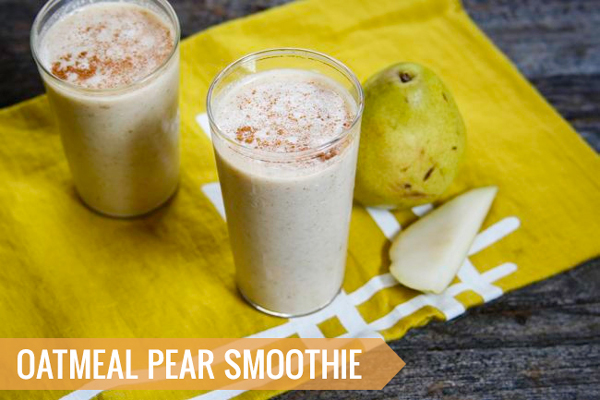 Oatmeal Pear Smoothie