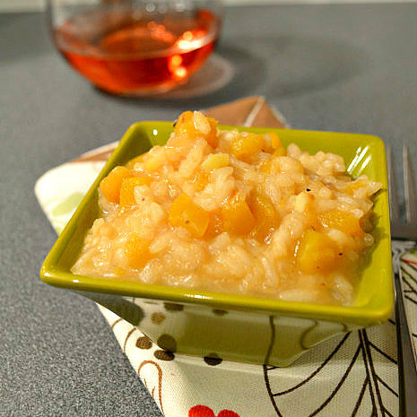 Squash Risotto with Maple Cheddar