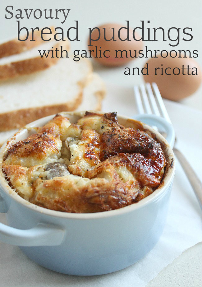 Savoury-bread-puddings-with-garlic-mushrooms-and-ricotta-6