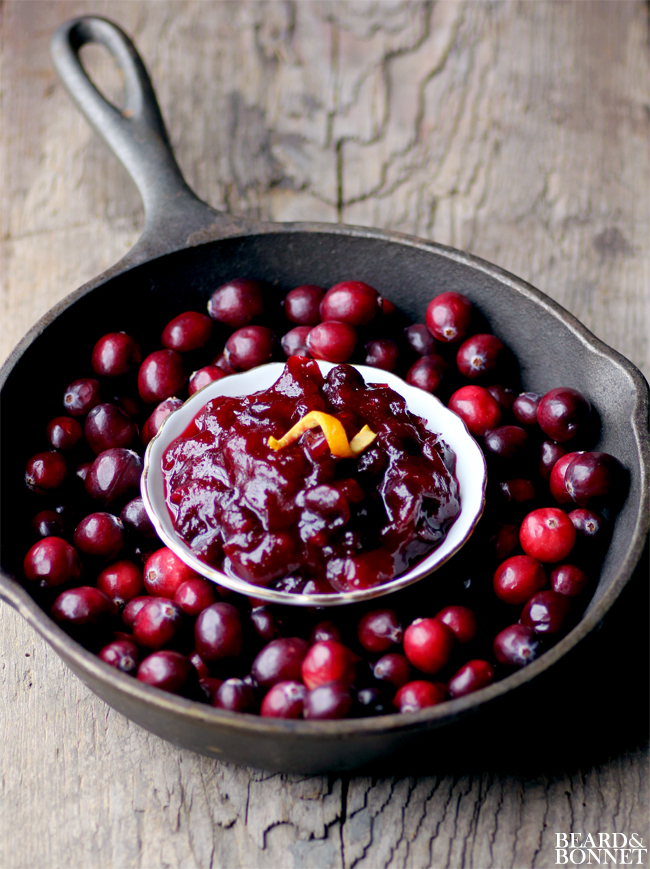 Ginger and Citrus Cranberry Sauce