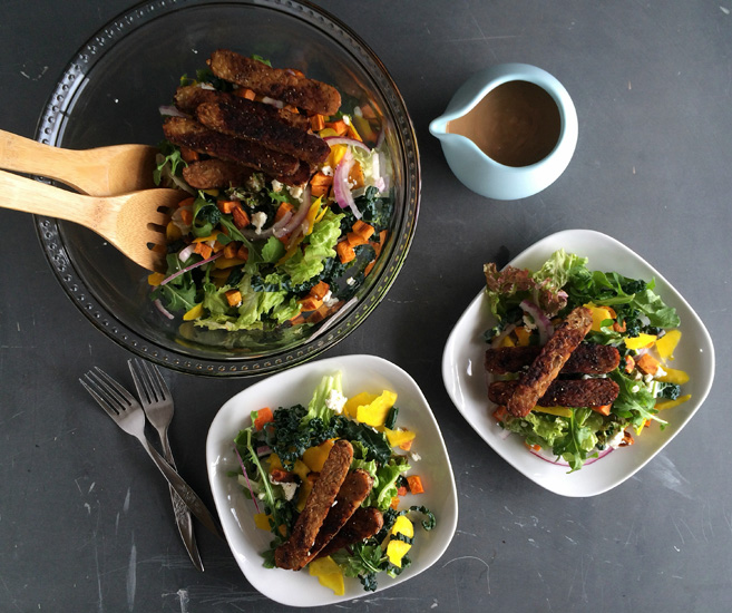 salad-with-sweet-pot-tempeh