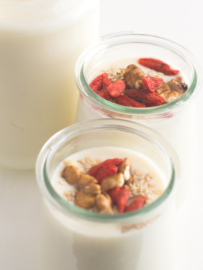 Soy-yogurt-with-walnuts-sesame-seeds-and-goji-berries-minimaleats.com
