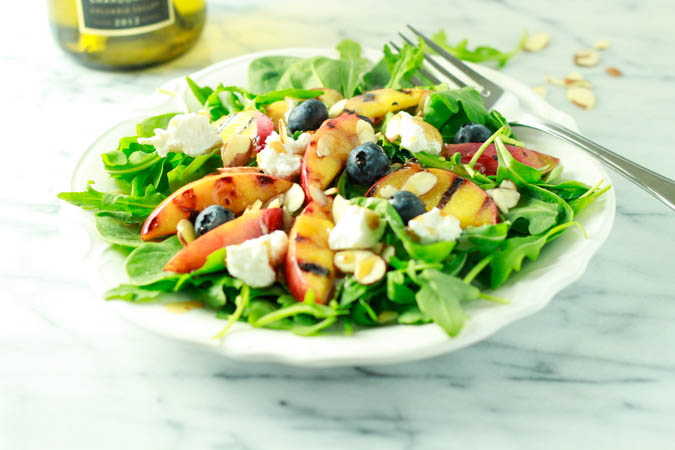 grilled-nectarine-chevre-salad