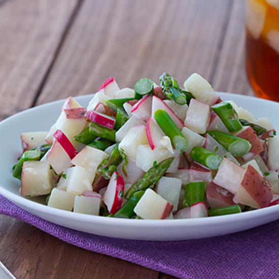 Asparagus Radish Potato Salad-Serving
