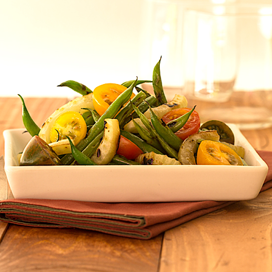 Charred Green Bean and Fennel Salad-Serving;