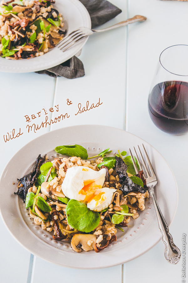 Barley-and-Wild-Mushroom-Salad-with-Poached-Egg-recipe