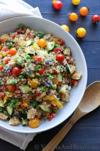 Market Quinoa Salad with Fresh Mozzarella