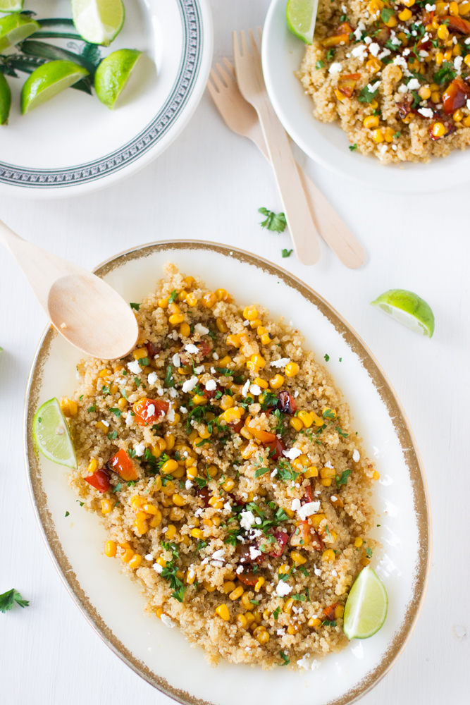 Quinoa-and-Corn-Salad-with-Honey-Lime-Dressing-is-a-hearty-and-delicious-salad-also-with-roasted-tomatoes-and-feta-cheese-that-will-leave-you-wanting-more-healthy-vegetarian-quinoa-salad-lunch-corn-2