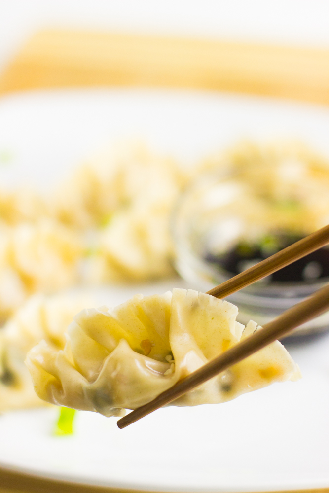 Chinese-Dumplings-Potstickers-with-a-delicious-vegetable-filling-are-dipped-into-sweet-ginger-sauce-for-a-filling-asian-dish-vegan-potstickers-chinesedumplings-asian