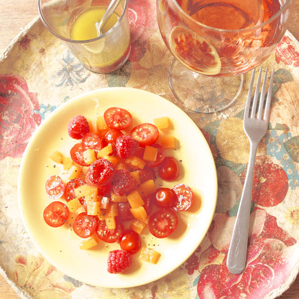 Tomato-Rose-Salad