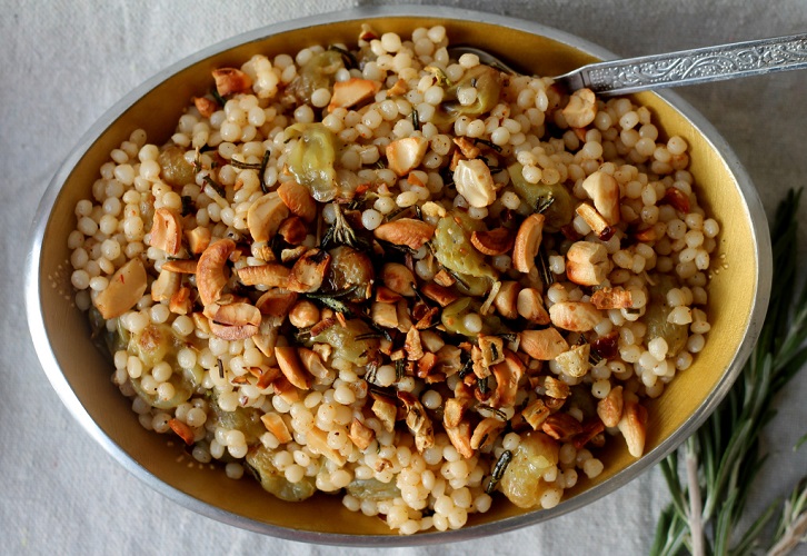Israeli-couscous-with-roasted-grapes-rosemary