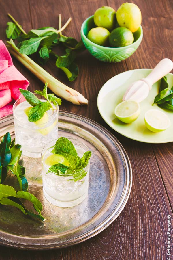 Recipe-Lemongrass-Mint-Kaffir-Lime-and-Ginger-Syrup-Delicious-Everyday