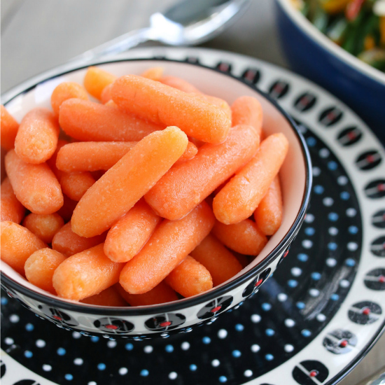 square-honey-ginger-glazed-carrots
