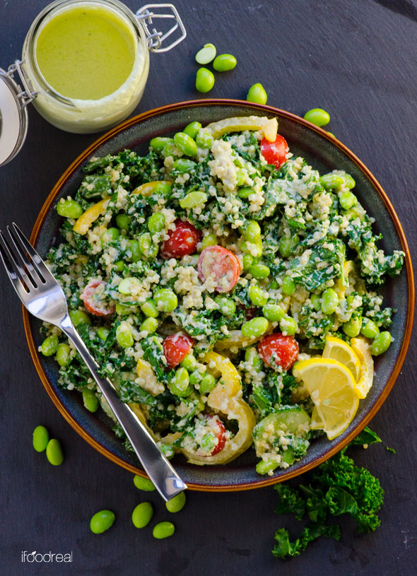 top-plate-edamame-hummus-kale-quinoa-salad-recipe