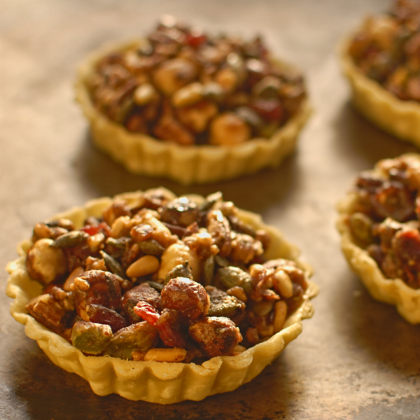 pumpkin-seed-cranberry-and-nut-tartlets