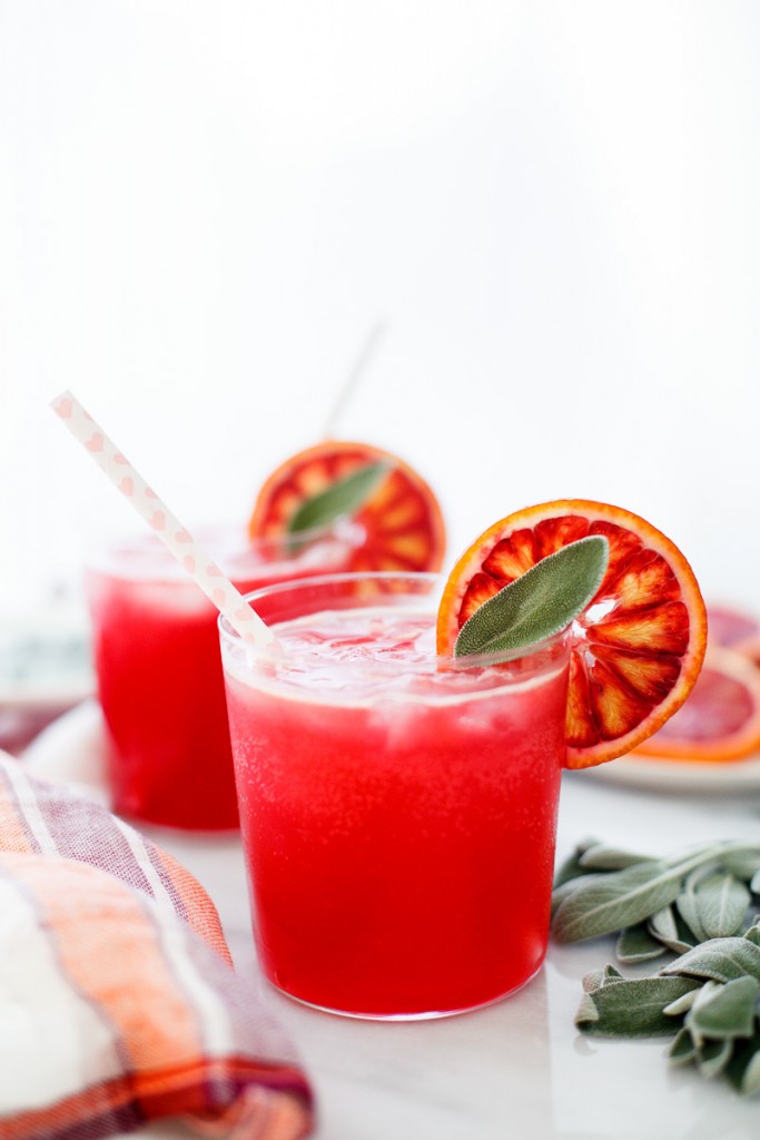 Blood Orange & Sage Sparkling Soda