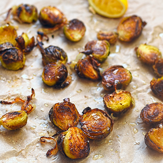 roast-Brussels-sprouts-with-shallot-lemon-and-smoked-sea-salt