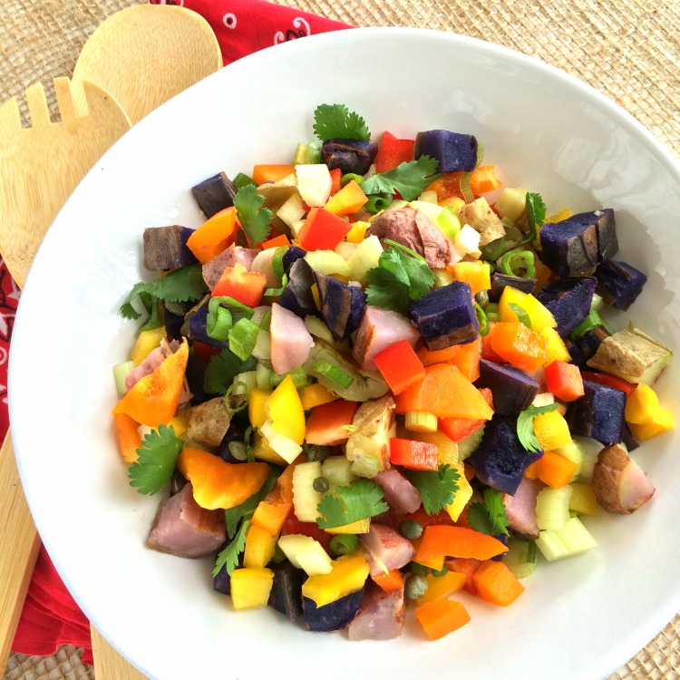 Grilled-Rainbow-Potato-Salad-recipe-on-ShockinglyDelicious.com