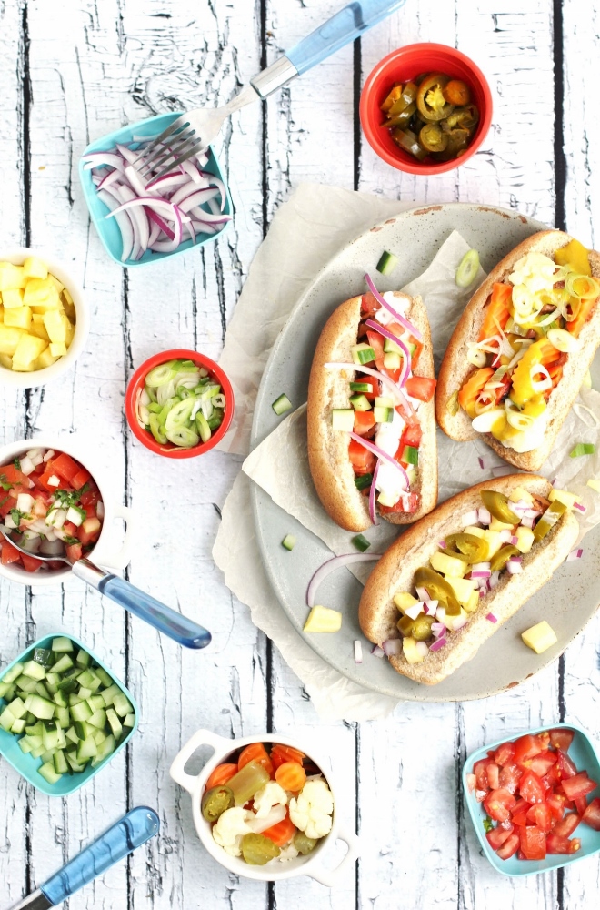 Healthy-vegetarian-hot-dog-toppings-660x1000