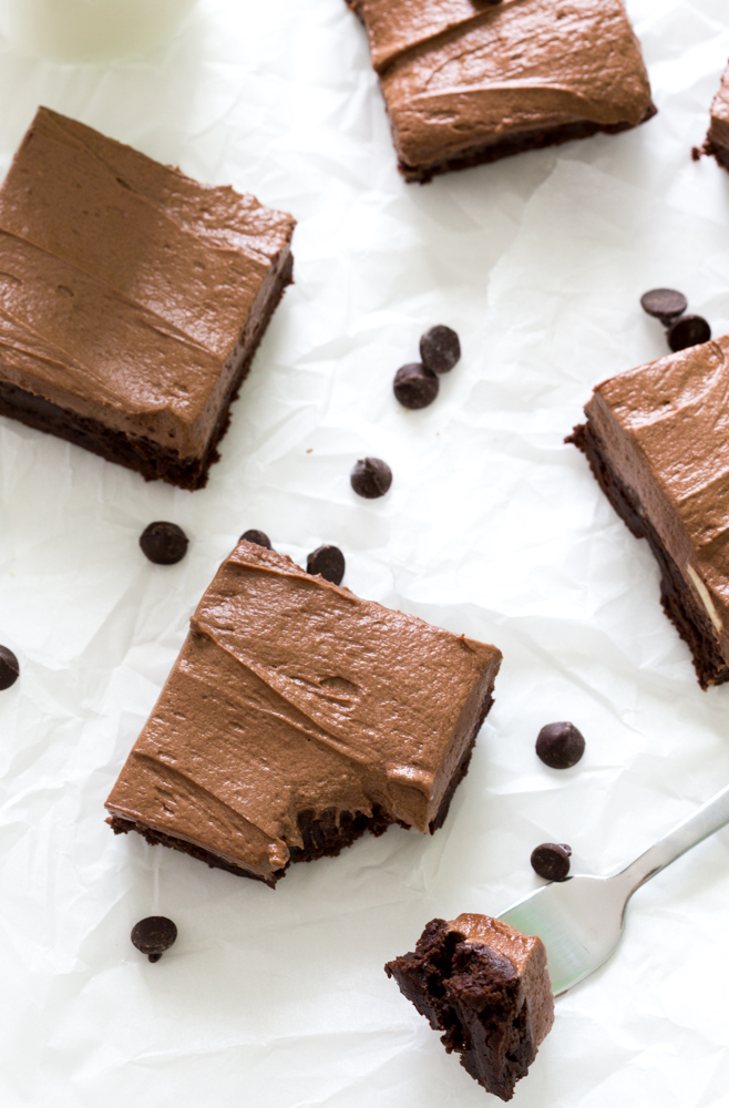 Chocolate-Frosted-Brownies