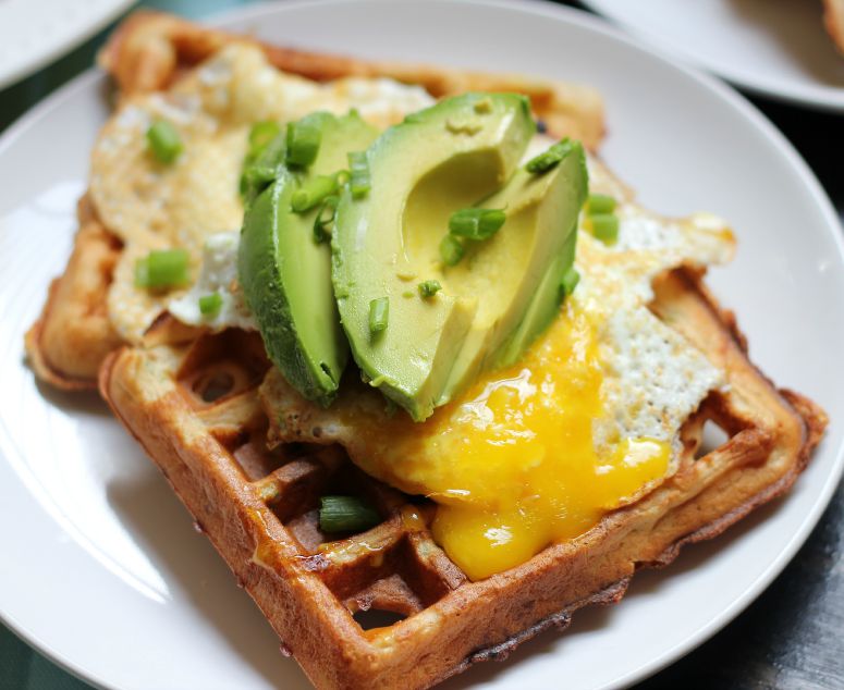 Savory-Waffles-with-Fried-Egg-and-Avocado-Resized