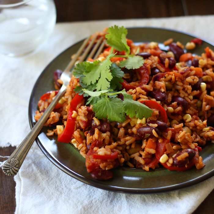 Mexican Kidney Bean Fried Rice