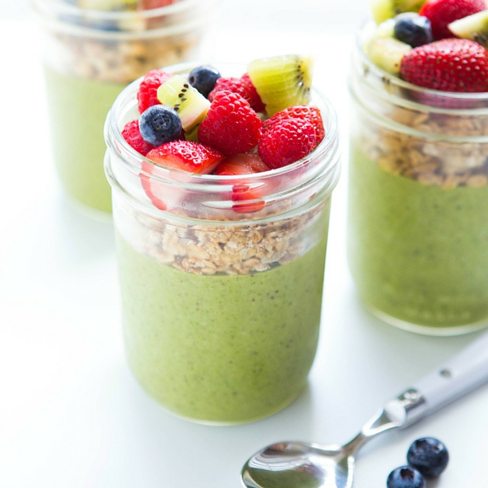 Green-Smoothie-Granola-Cups