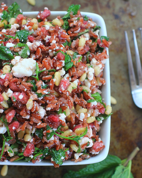 Red-Jasmine-Rice-Salad-with-Pomegranate-Feta-Pine-Nuts-and-Fresh-Herbs-2