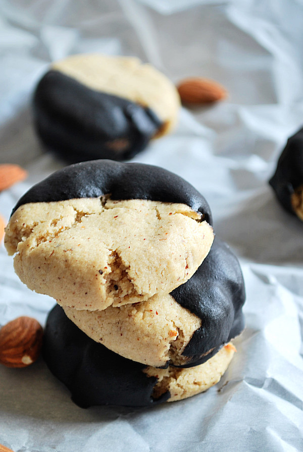 fudge-dipped-almond-cookies-stack