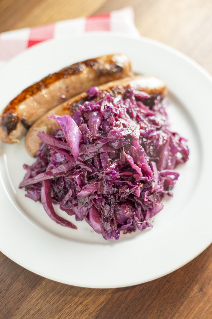 Braised-Red-Cabbage-with-Brats