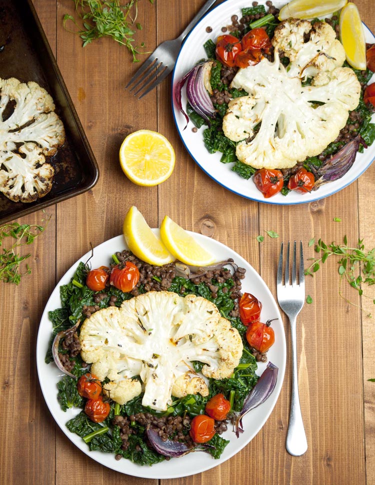 Roast-Cauliflower-Steaks-with-Kale-Lentils-1-1