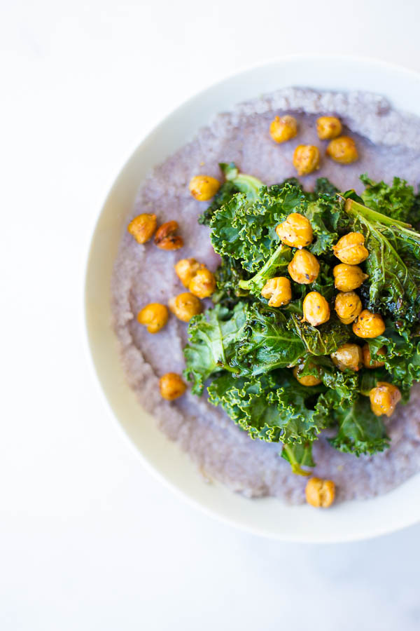 easy-mashed-cauliflower-with-kale-and-chickpeas-36