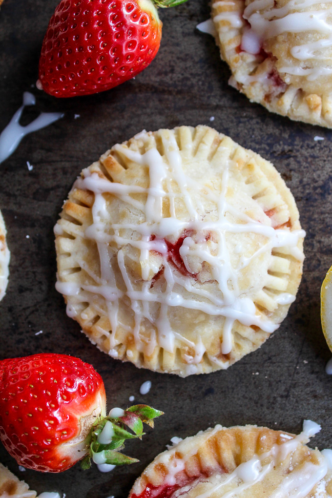 Vegan-Strawberry-Hand-Pies-with-A-Lemon-Drizzle-2