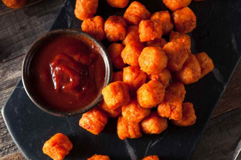 Popcorn-Sweet-Potato-With-Homemade-Barbeque-Sauce