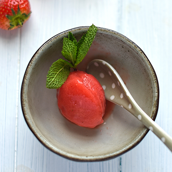 strawberry-sorbet