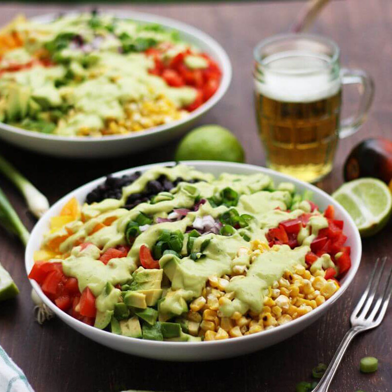 Vegan-Mexican-chopped-salad-avocado-dressing-3