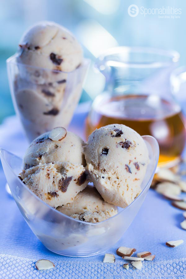 Vanilla Fig Almond Ice Cream
