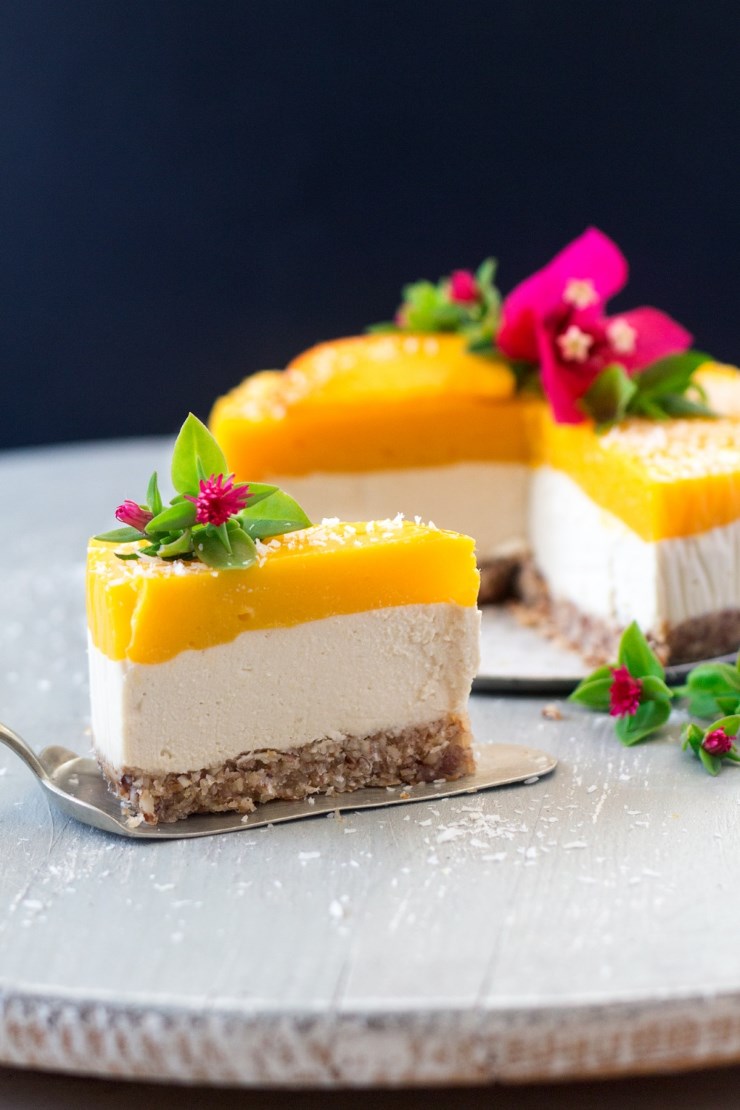 Vegan-mango-and-ginger-cheesecake