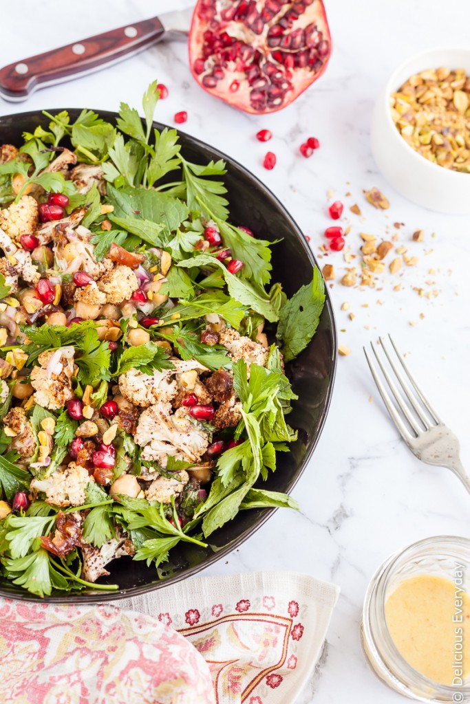Sumac Roasted Cauliflower Salad