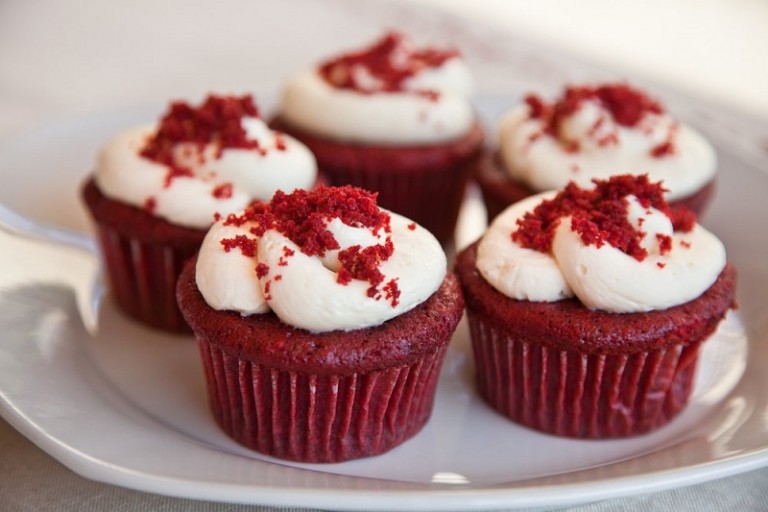Air Fryer Red Velvet Cupcake Heaven