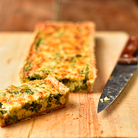 asparagus-broad-bean-and-Spring-herb-tart