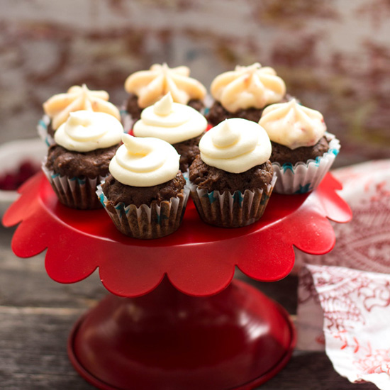 Chocolate-Beet-Mini-Cupcakes