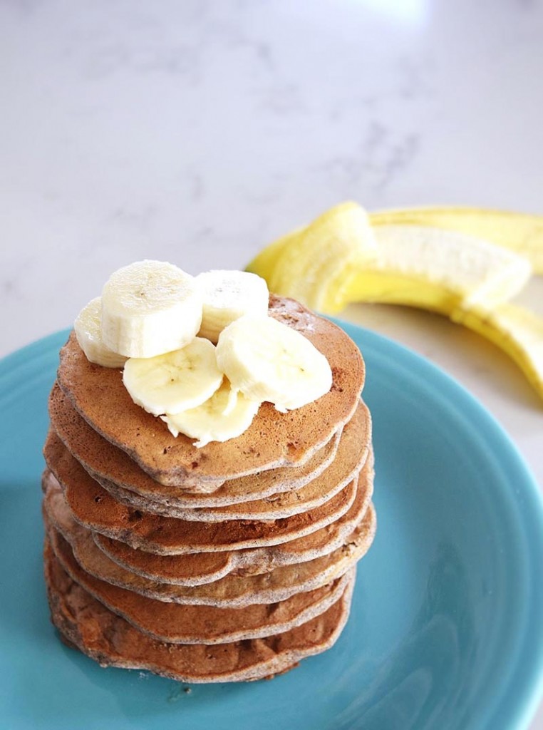 Vegan Buckwheat Banana Pancakes