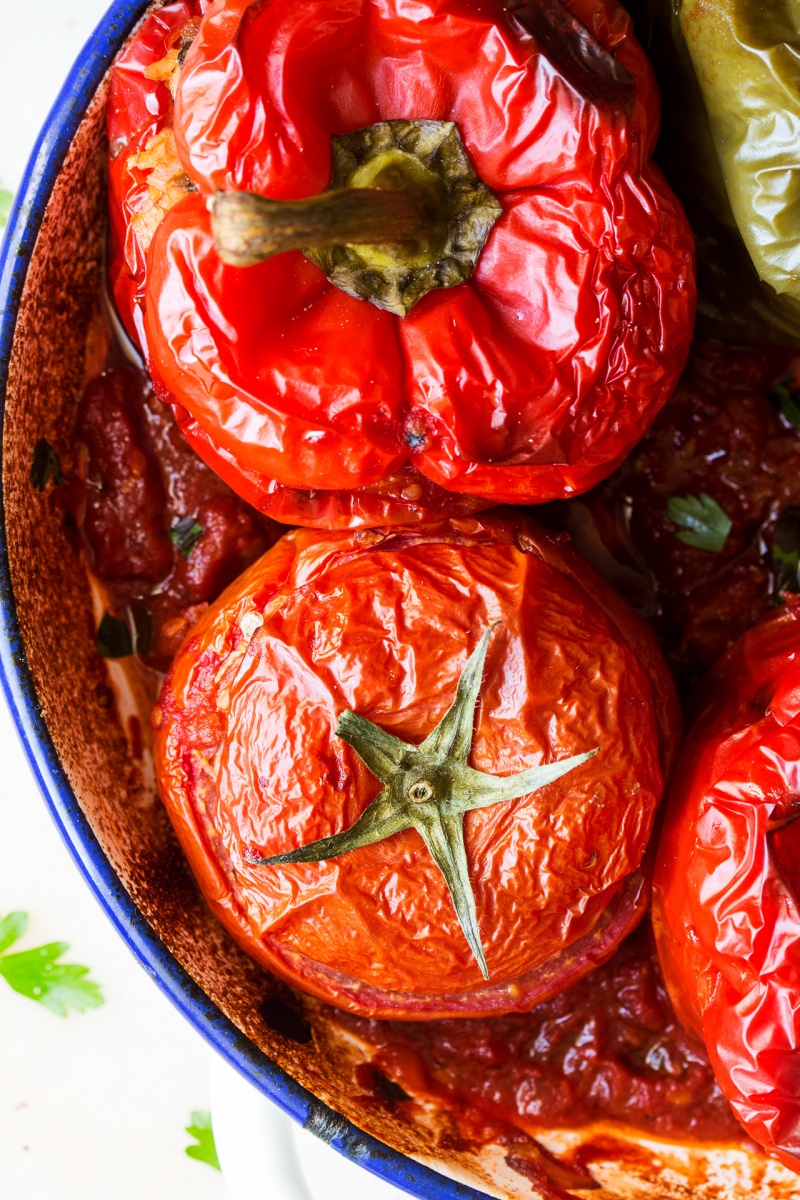 Yemista-Greek-stuffed-peppers-and-tomatoes
