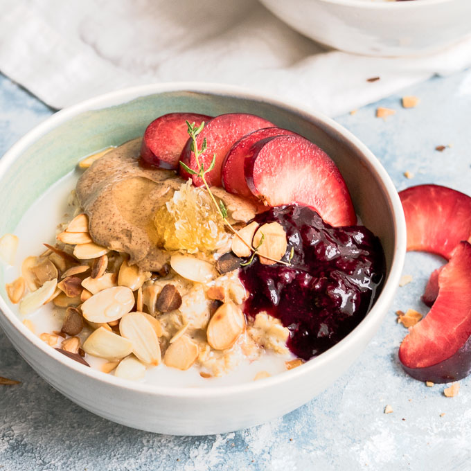 Almond-Blueberry-Porridge-With-Juicy-Plums-1-of-1