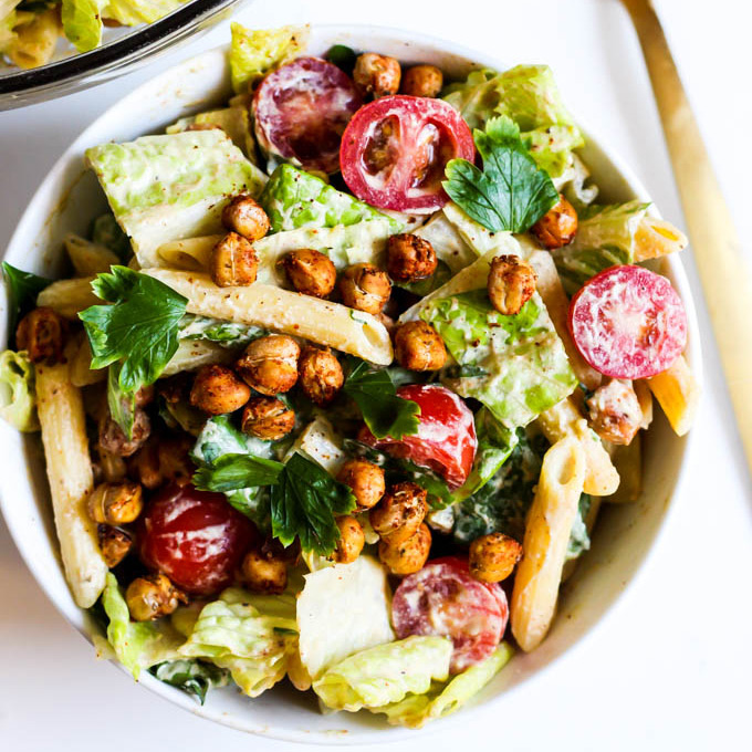 chickpea-caesar-pasta-salad-vegan-gluten-free-dairy-free-healthy-easy-dinner-lunch-square